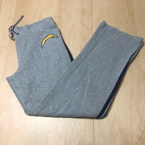 Victorias Secret Pink NFL Chargers Sweat Pants